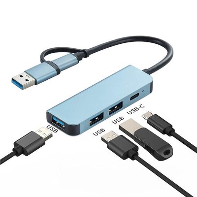 Hub Usb 4 in 1 Usb/Usb-C A Usb*3+Usb-c