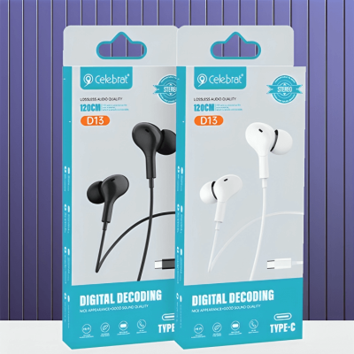 Auriculares In‑Ear con conector USB‑C – Celebrat D13