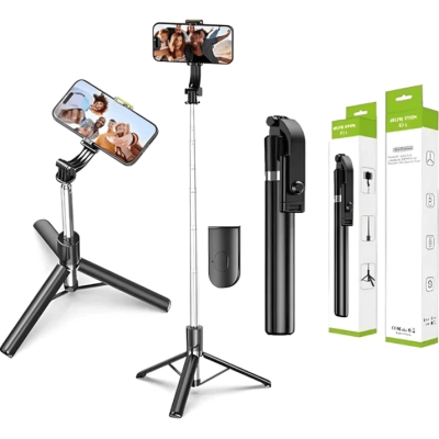 Tripode Selfie Stick con control Bluetooth R1-L