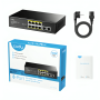 Cudy FS1010P Switch PoE+ 8 Puertos 10/100 Mbps + 2 Uplink, 120 W