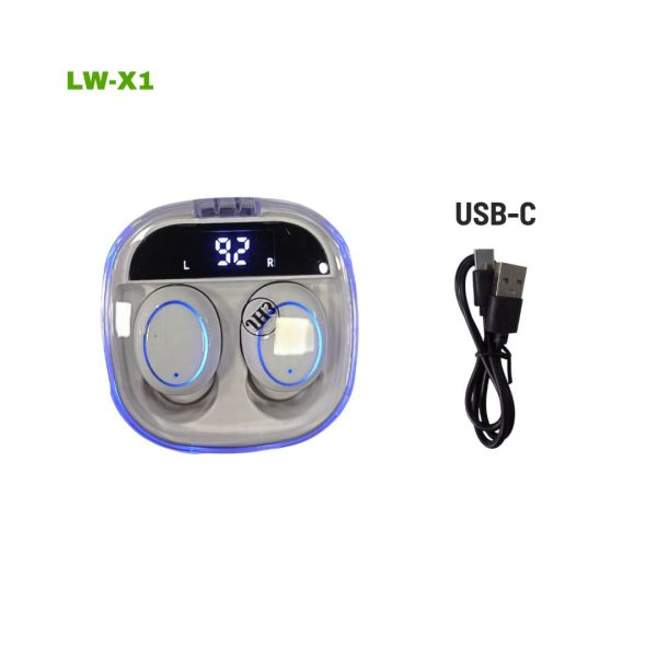 Auriculare inalambrico tws earbuds LW-X1 - Imagen 2