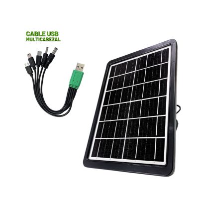 Panel Solar con puerto USB – Potencia de 8W