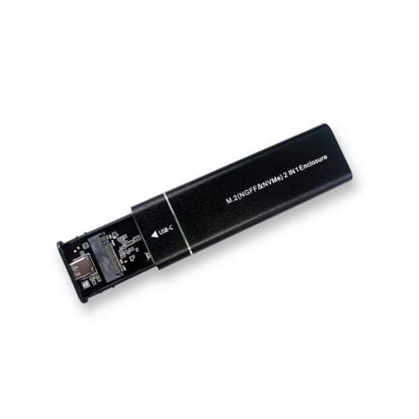 Caja Externa para Disco Duro M.2 NVMe & NGFF USB-C - Imagen 3