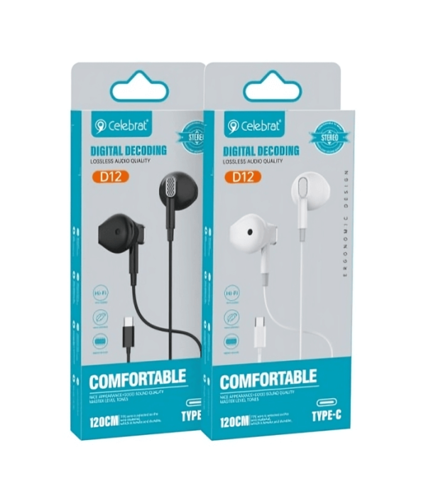 Auriculares In‑Ear con conector USB‑C - Celebrat D12
