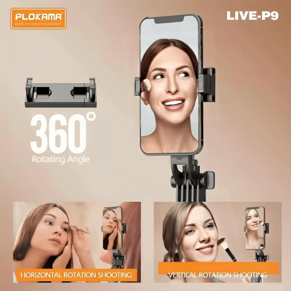 Tripode Selfie PLOKAMA Live-P9 1.7M - Imagen 2