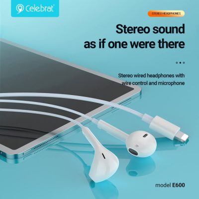 Auriculares con cable Lightning – Celebrat E600