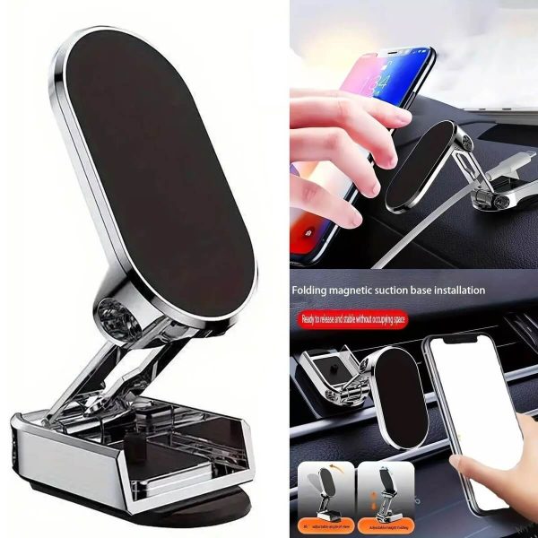 Soporte Magnético Fuerte para Celular de Auto – Rotación 360°