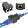 Adaptador Rj45 Doble para Cable LAN