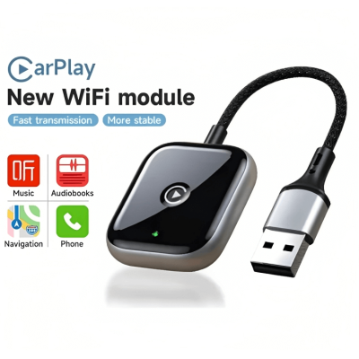 Adaptador Inalámbrico para CarPlay/Android Auto