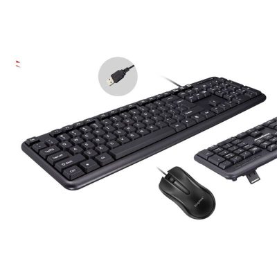 Combo de Teclado y Mouse USB