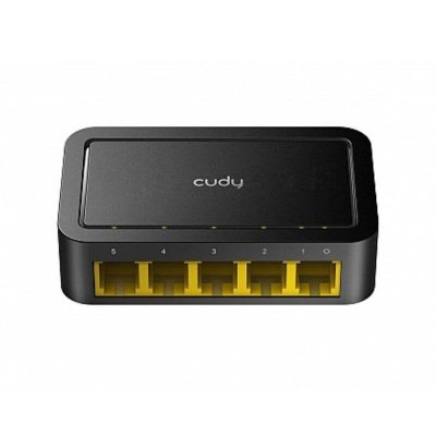 Cudy FS105D – Switch Fast Ethernet de 5 Puertos, 10/100 Mbps