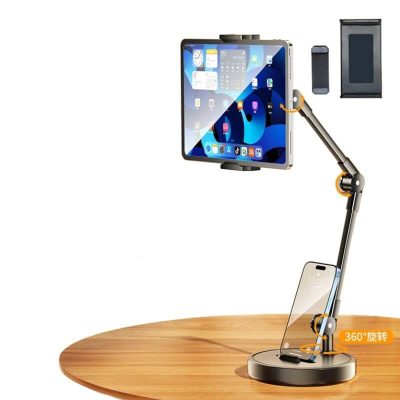 Soporte 2 en 1 para Teléfono y Tablet – Rotación 360°