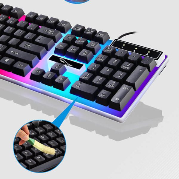 Combo Teclado y Mouse Cable Gaming - Imagen 3