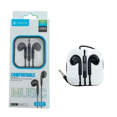 Auriculares con micrófono Sonido estéreo – CELEBRAT E200