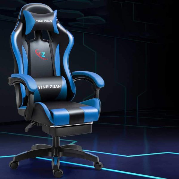 Silla gaming con reposapiés - Imagen 5