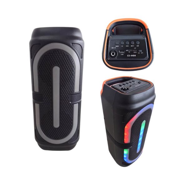 Bocina Bluetootn Sonido Potente y Diseño Moderno con Luces LED - 4404 - Imagen 2