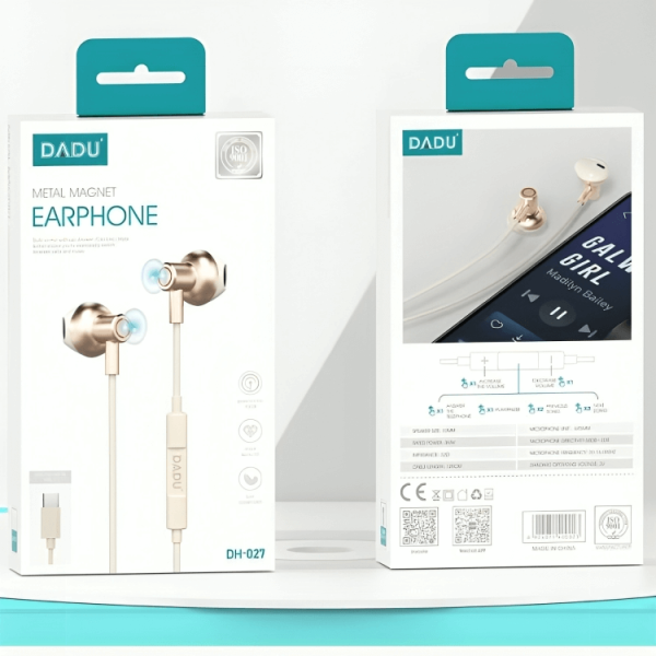 Auriculares con Cable Tipo C y Micrófono