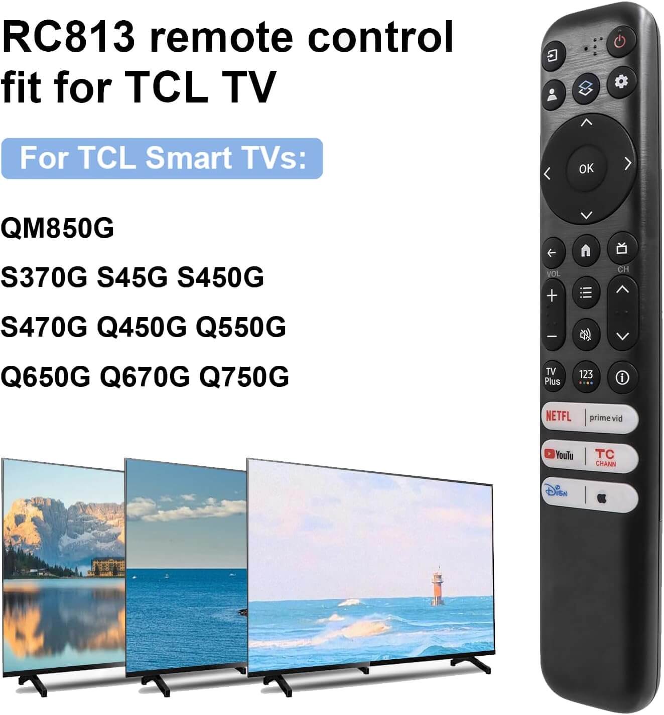 Control remoto para television TCL - RC813 - Imagen 4