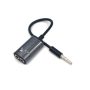 Adaptador 1 A 2 3.5mm Salida/Audio+Microfono