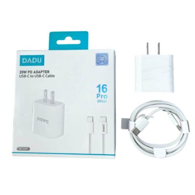 Cargador de celular PD 20W con cable usb-c