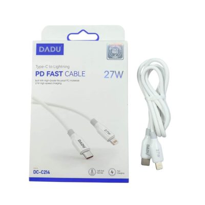 Cable celular Tipo-C a Lightning de 27W