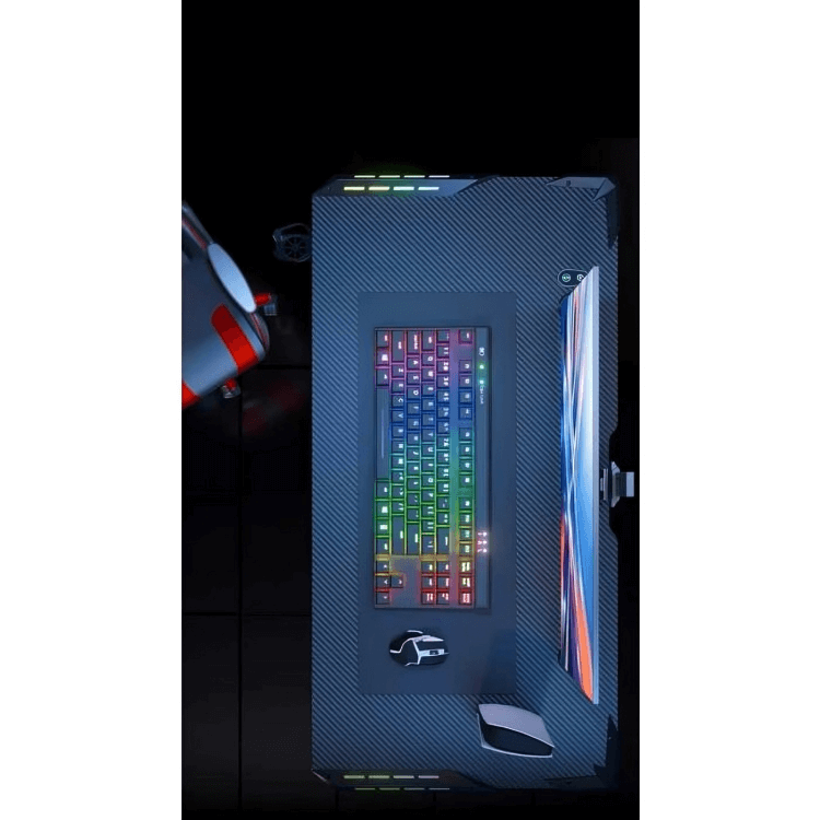 Escritorio para juegos 1400*600m ajustable altura, con luz - S60 - Imagen 3