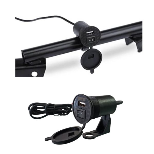 Cargador USB Impermeable Para Motocicleta – 5.1a de carga rápida - Imagen 2