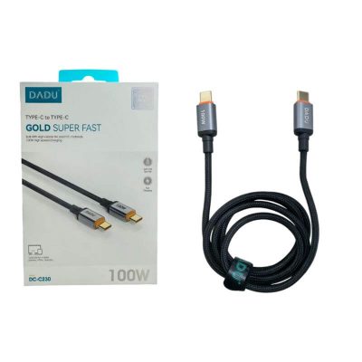 Cable Tipo-C a Tipo-C 100W – Metal Super Fast, Carga Súper Rápida
