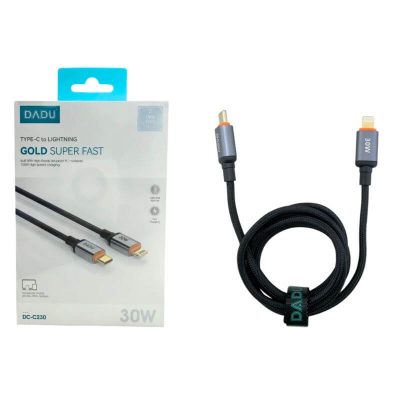 Cable Tipo-C a Lightning 30W – Metal Super Fast, Carga Súper Rápida