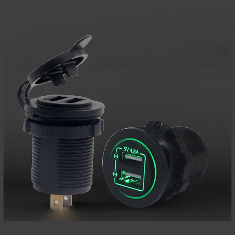 Cargador Rápido 5V 4.8A para Moto y Auto - Imagen 2