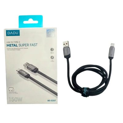 Cable USB a Tipo-C 150W – Metal Super Fast, Carga Súper Rápida