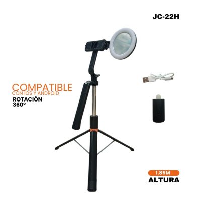 Tripode Selfie Stick con Control Remoto Bluetooth | JC-22H