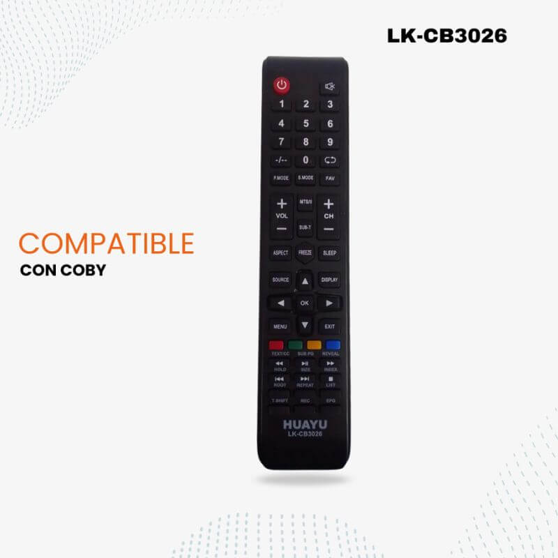 Control remoto para television COBY