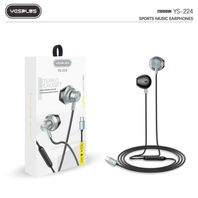 Auriculares con Cable Tipo C y Micrófono – YS224