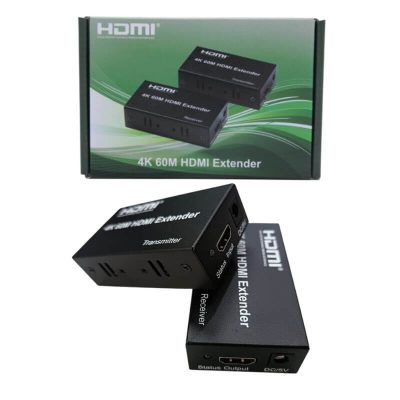 Extender hdmi hasta 100m para señales de sobrealimentación cat5/cat6 4K 3D