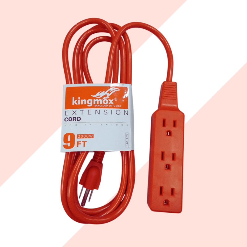 Extensión Eléctrica 9FT (2.7m) – 2000W