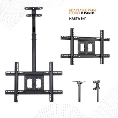 Soporte de techo/pared para television hasta 32″-64″