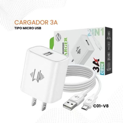 Cargador micro USB de 3A – C01-V8