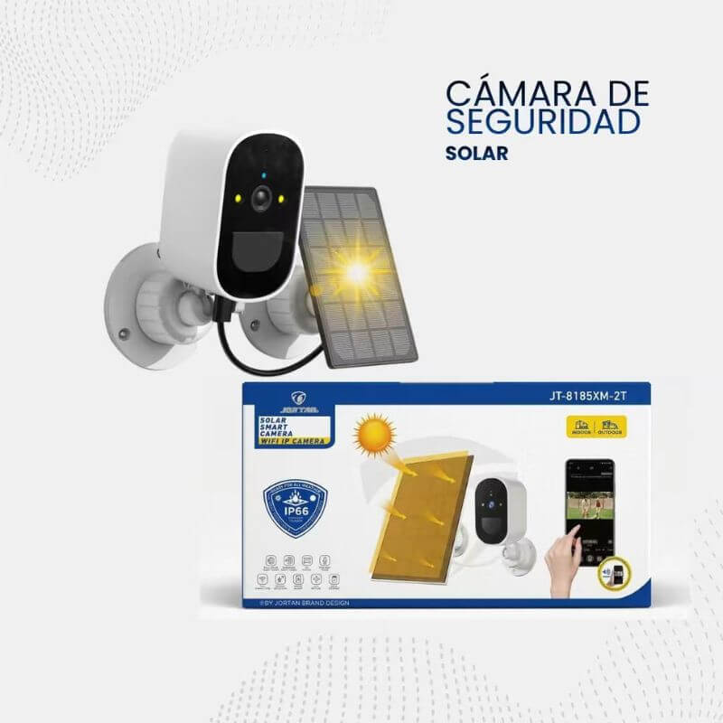 Cámara IP con panel solar Wi-Fi