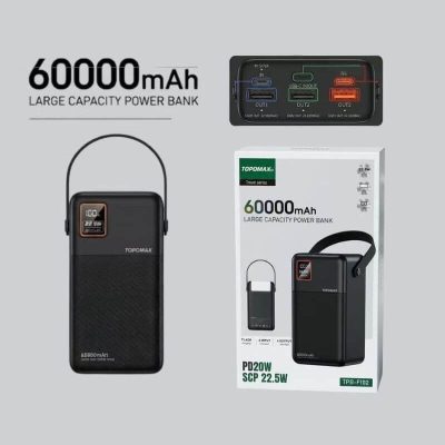 Batería Portátil 60,000 mAh con Pantalla Digital