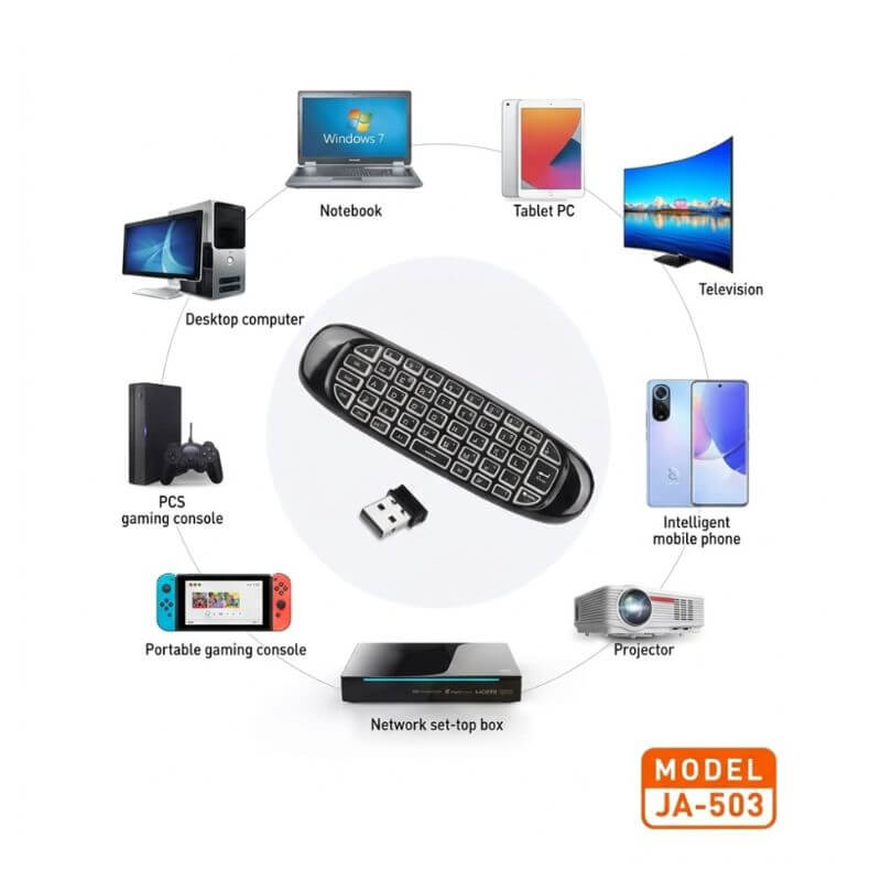 Control Remoto Inalámbrico 2.4G con Giroscopio Integrado - Imagen 2