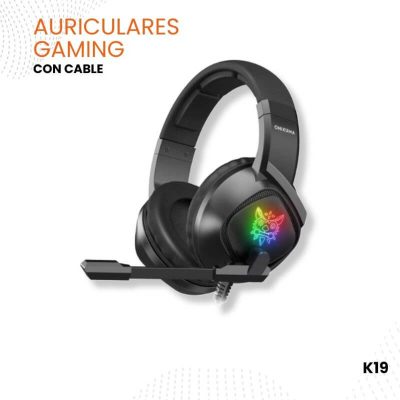 Audífonos Gamer RGB con Micrófono Onikuma K19