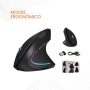 Mouse Inalámbrico Ergonómico RGB con Bluetooth y 2.4G RGB