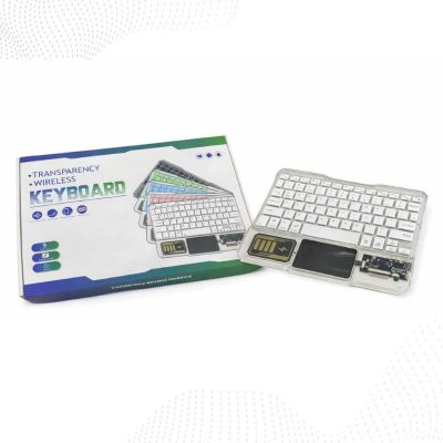 Teclado Bluetooth Recargable con Touchpad