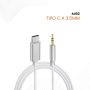 Cable tipo C a 3.5mm auxiliar audio