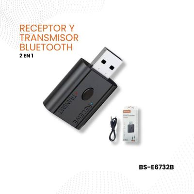 Adaptador Bluetooth 5.0 2 en 1 Transmisor y Receptor USB