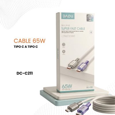 Cable Tipo C a Tipo C 65W