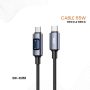 Cable USB-C a USB-C 65W con Luz LED