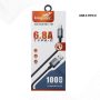 Cable USB a Tipo-C 6.8A Carga Rápida 1 Metro