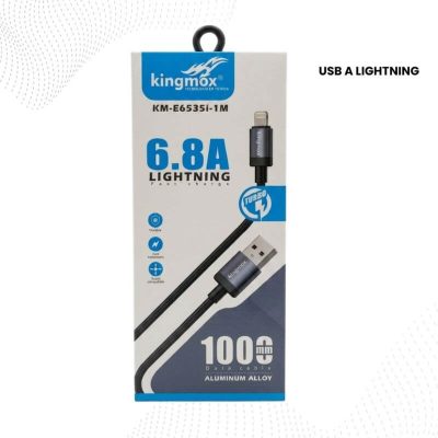 Cable USB a Lightning 6.8A Carga Rápida 1 Metro